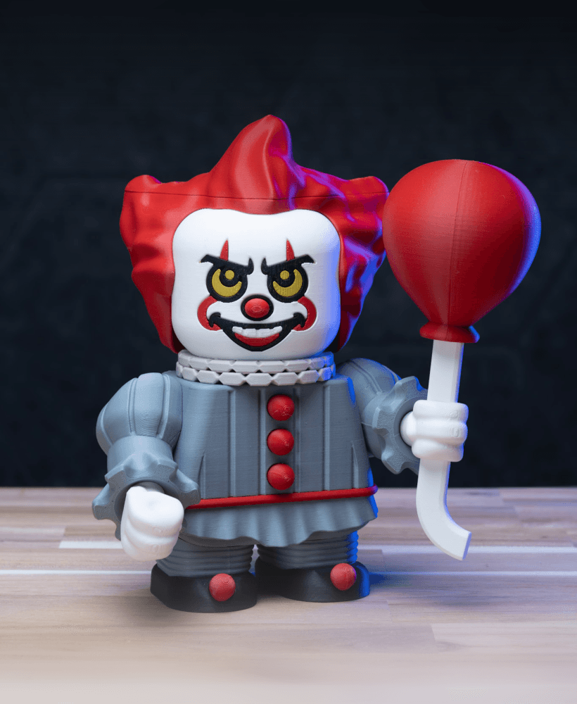 Chunkywise - It Pennywise Kit | No Supports, No AMS, No Glue 3d model