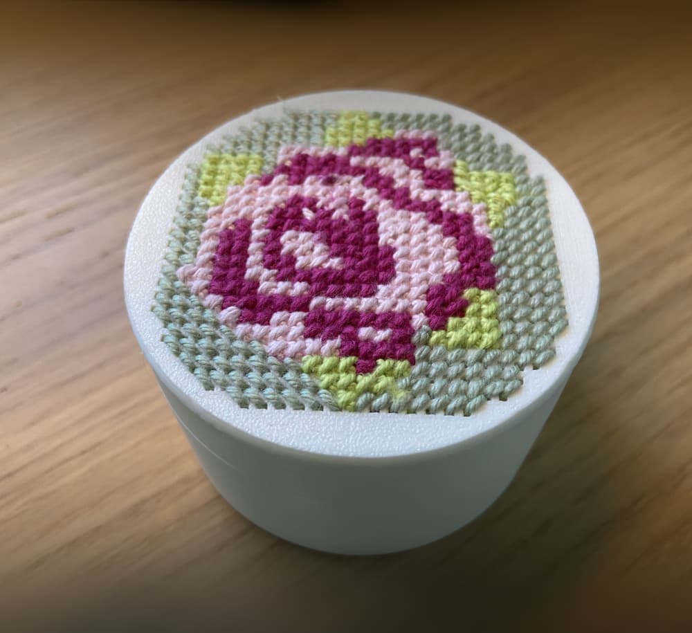 Cross Stitch Box 3d model