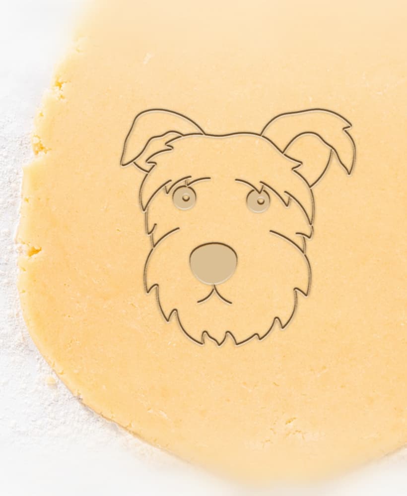Dog Cookie Cutter, Biscuit Cutter 3d model