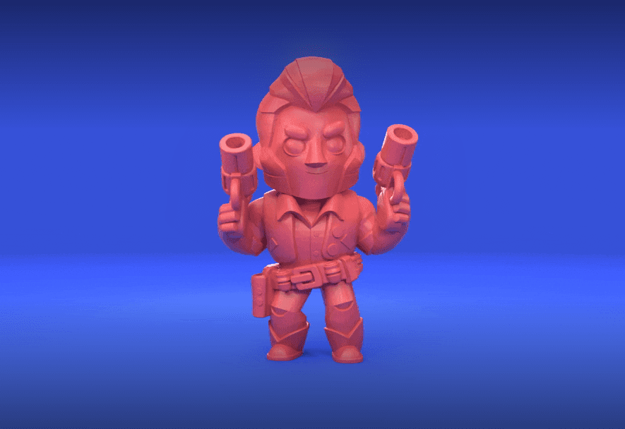 Colt (Original) - Brawl Stars 3d model