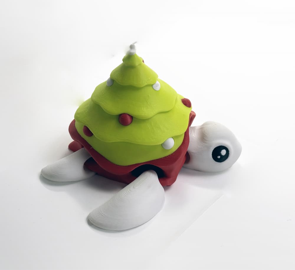 Christmas Tree Turtle 3d model
