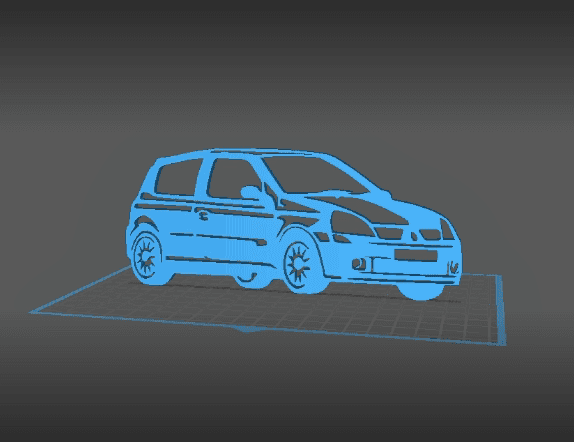 Renault - Clio 2 RS Phase 2 Wall Art 3d model