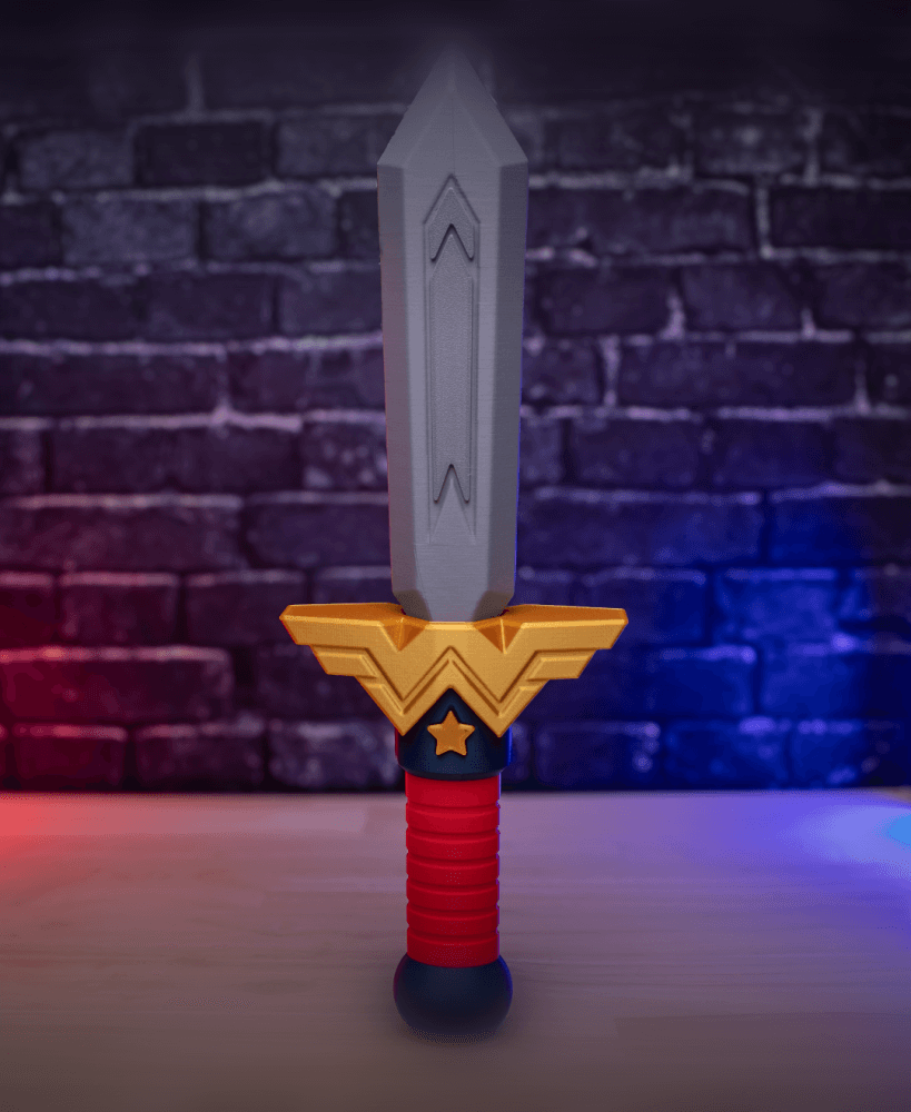 Wonder Woman Sword – Sword Kit (No AMS, No Support, No Glue) 3d model