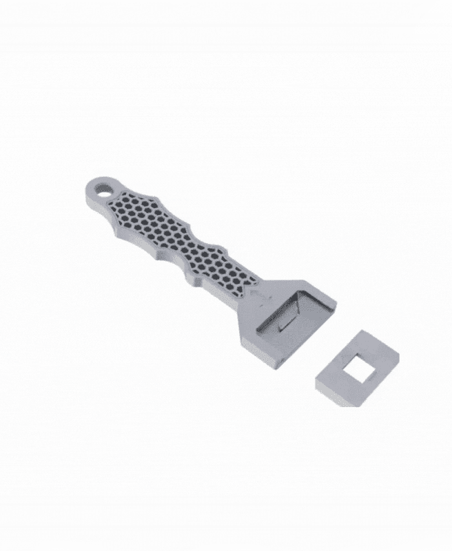 PRINT BED SCRAPER (ERGONOMIC, PRINTABLE BLADES) 3d model
