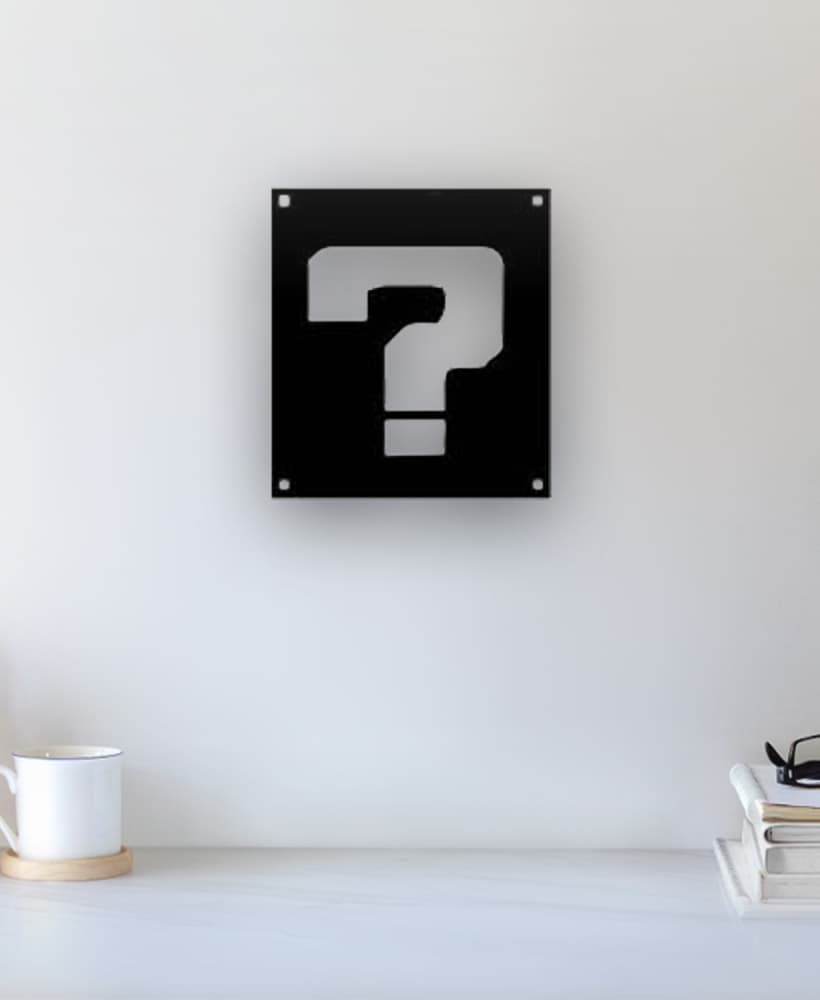 Super Mario Wall Art 3d model