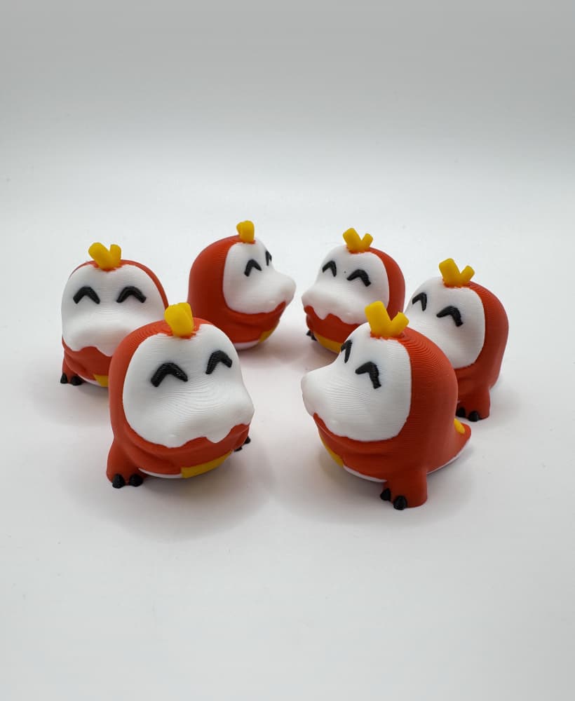 Fuecoco (No support, 3MF included) 3d model