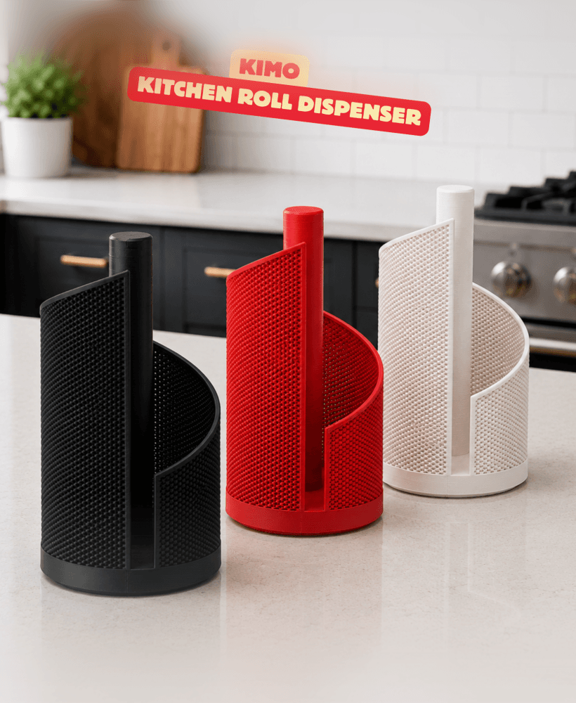 PAPER TOWELL HOLDER (KIMO) - TWO SIZES / TISSUE ROLL HOLDER / MODERN HOME DECOR 3d model