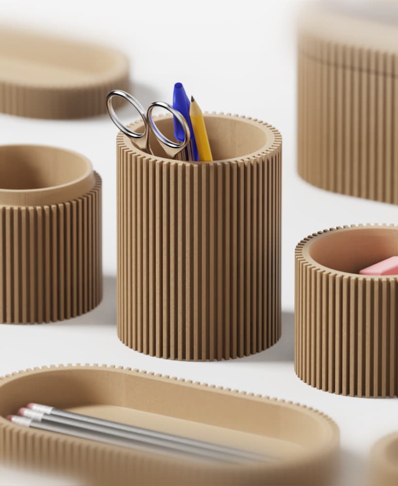 FIN Collection - Desk Organizer Set 3d model