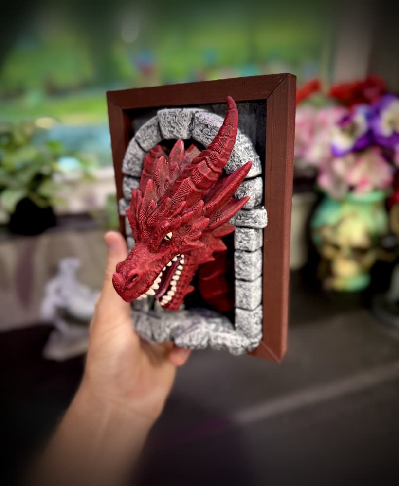 Dragon picture nook 3d model