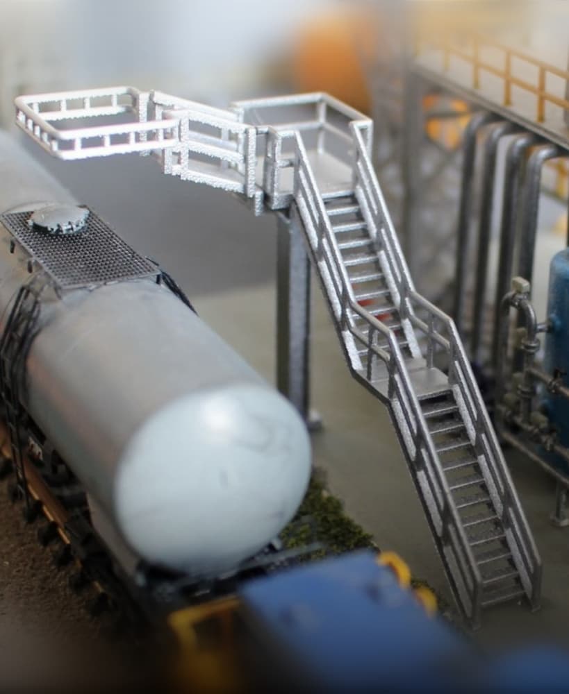 N Scale Tank Car Loading Platform 1 3d model