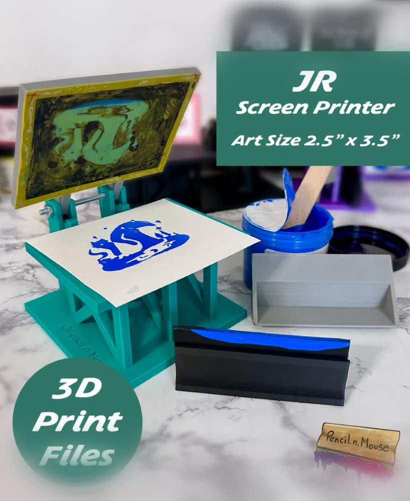 JR Screen Printer 3d model