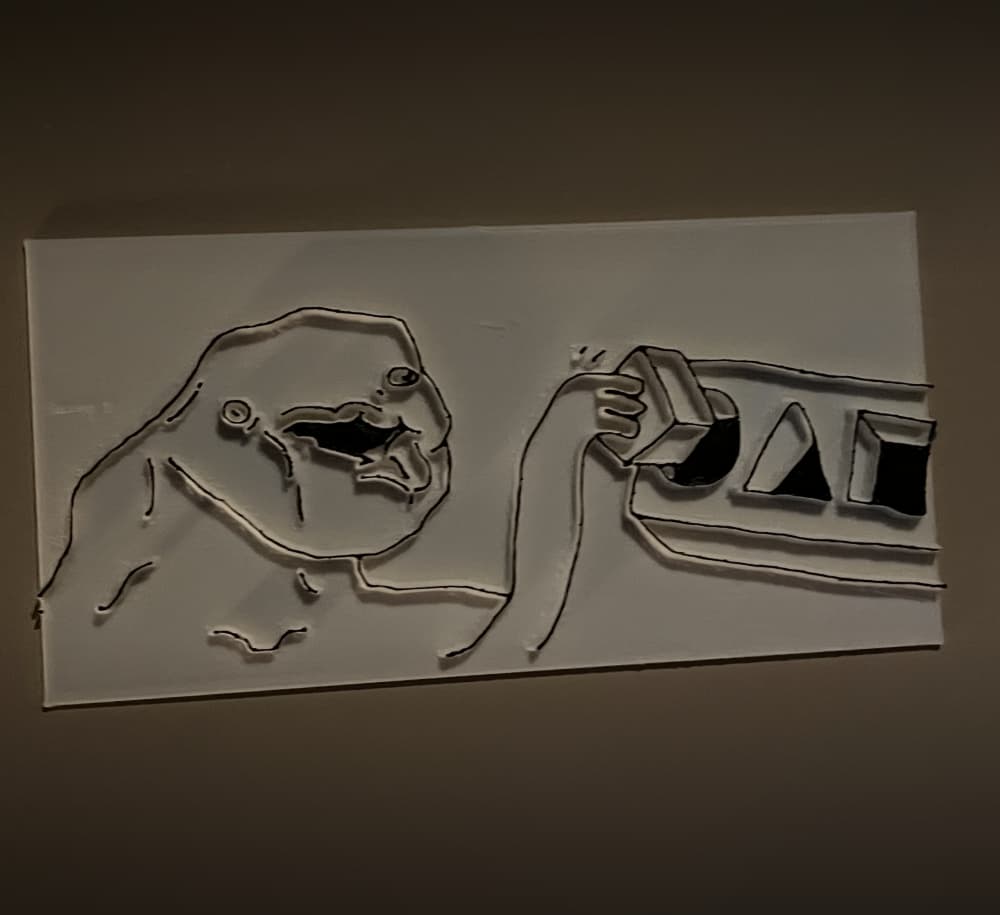 Meme Sign 3d model