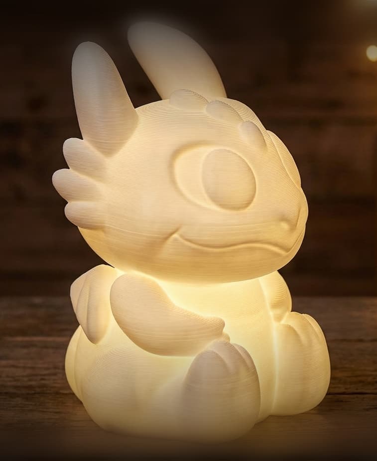 BABY DRAGON NIGHT LAMP 3d model