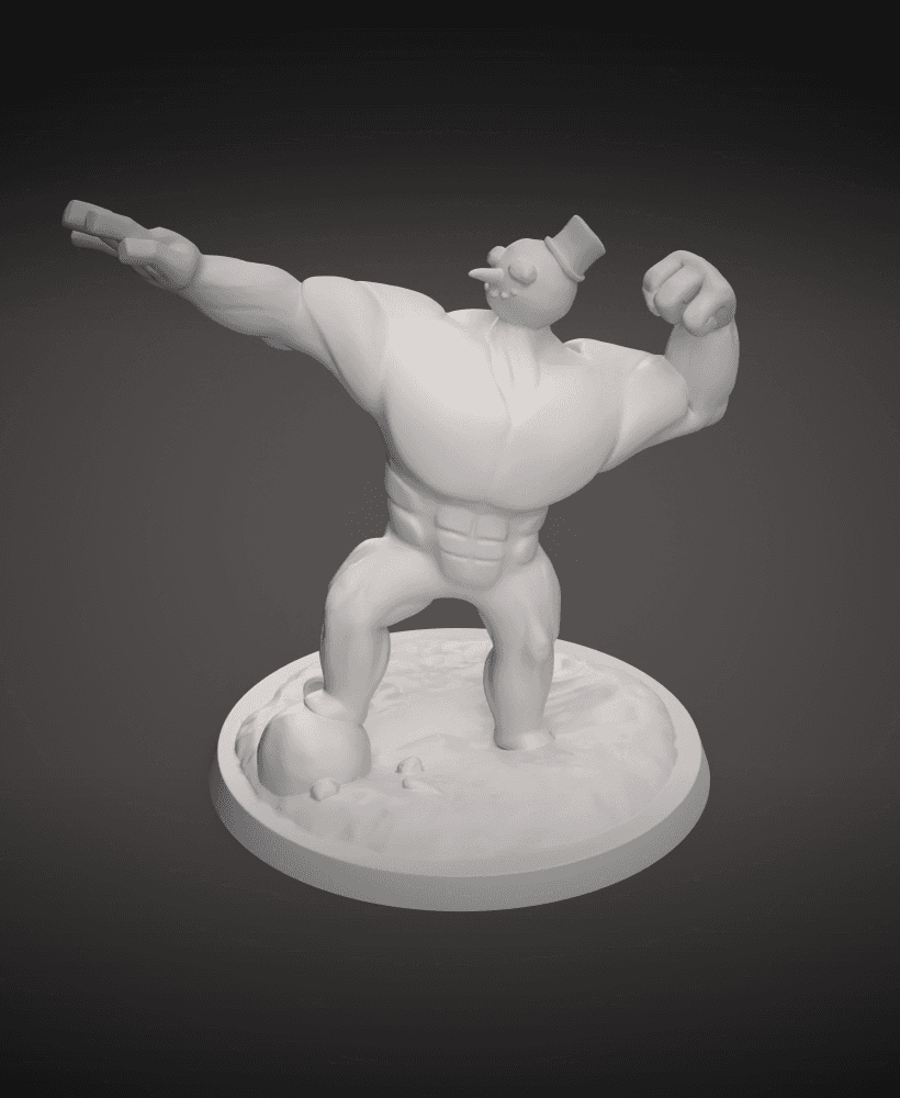 SnowMacho - Frost Flex - 3D Miniature 3d model