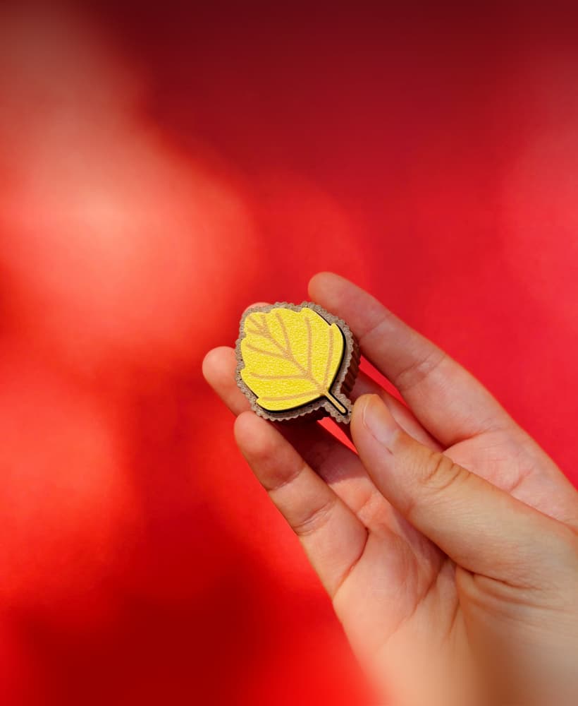 Cute Clicker Autumn Leaves Collection | No AMS | Print-in-place | Support-free 3d model