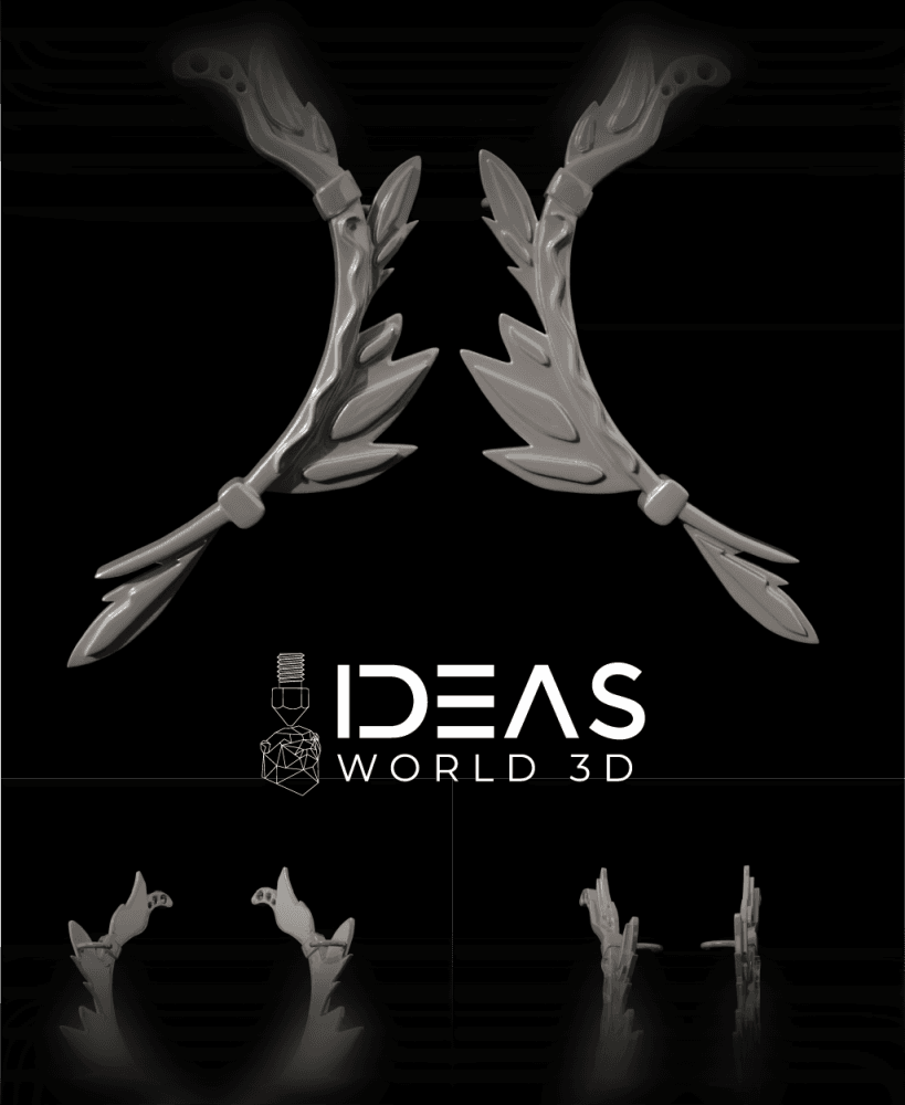 3D Ear Cuff – Modern, Elegant Jewelry Design 3d model