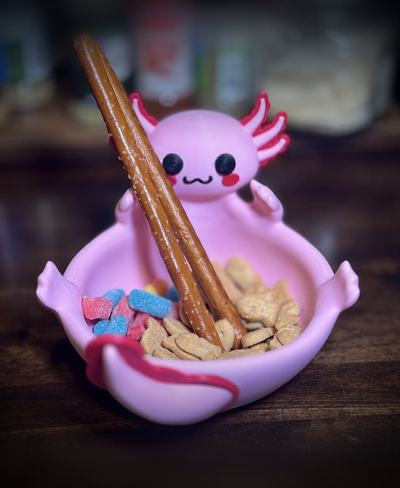 Snaxolotl Bowl 3d model