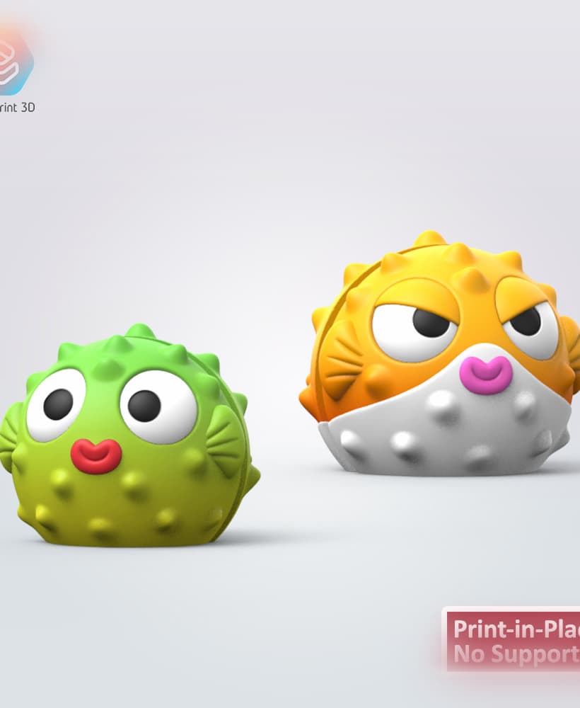 Flexi PufferFish 3d model