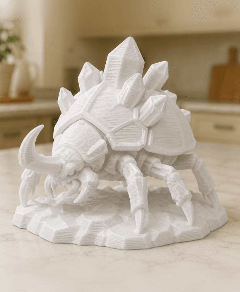 Crystal Burrower Beetle STL 3d model