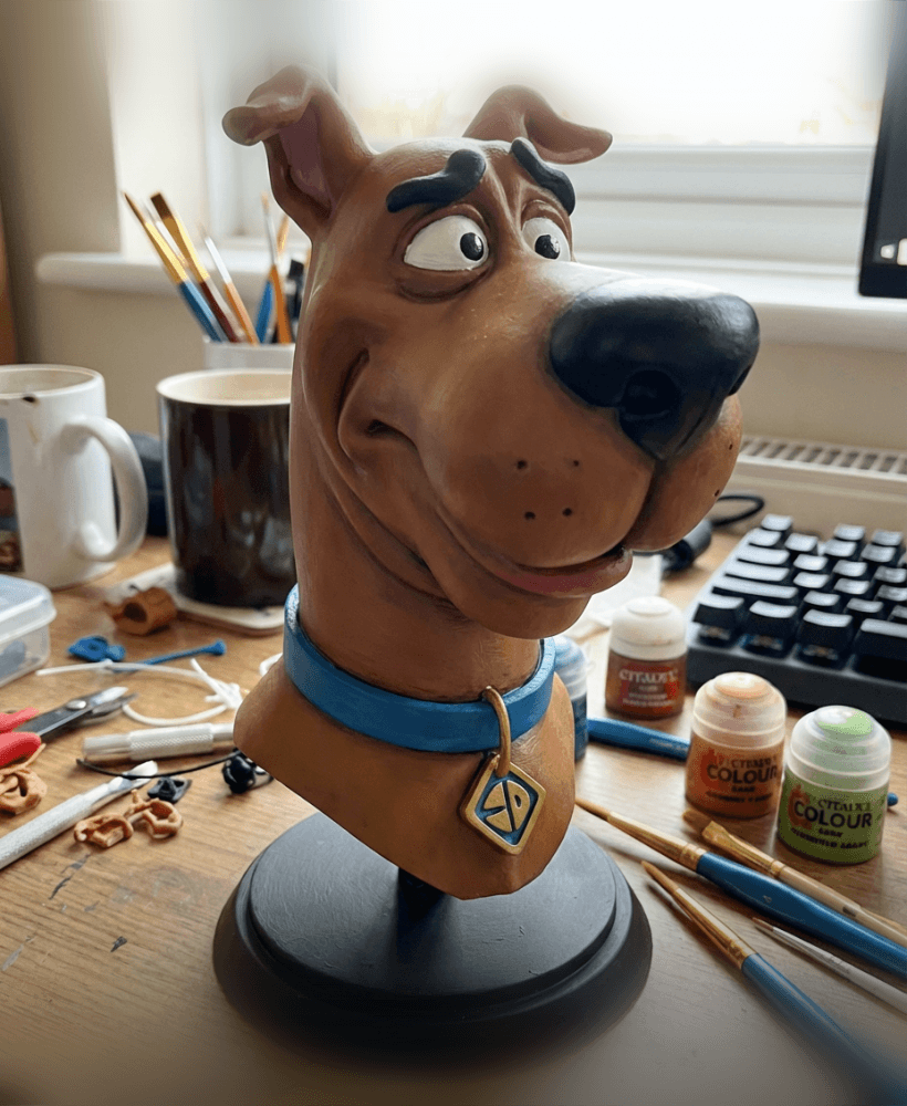 Scooby Doo Bust | Mystery Inc Figure 3d model