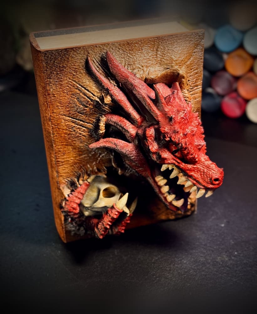 Dragon Book Box 3d model