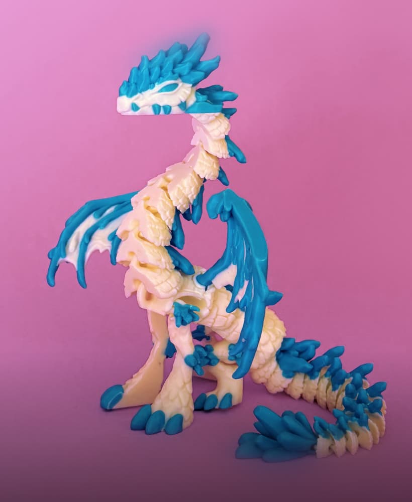 Snow Dragon 3d model