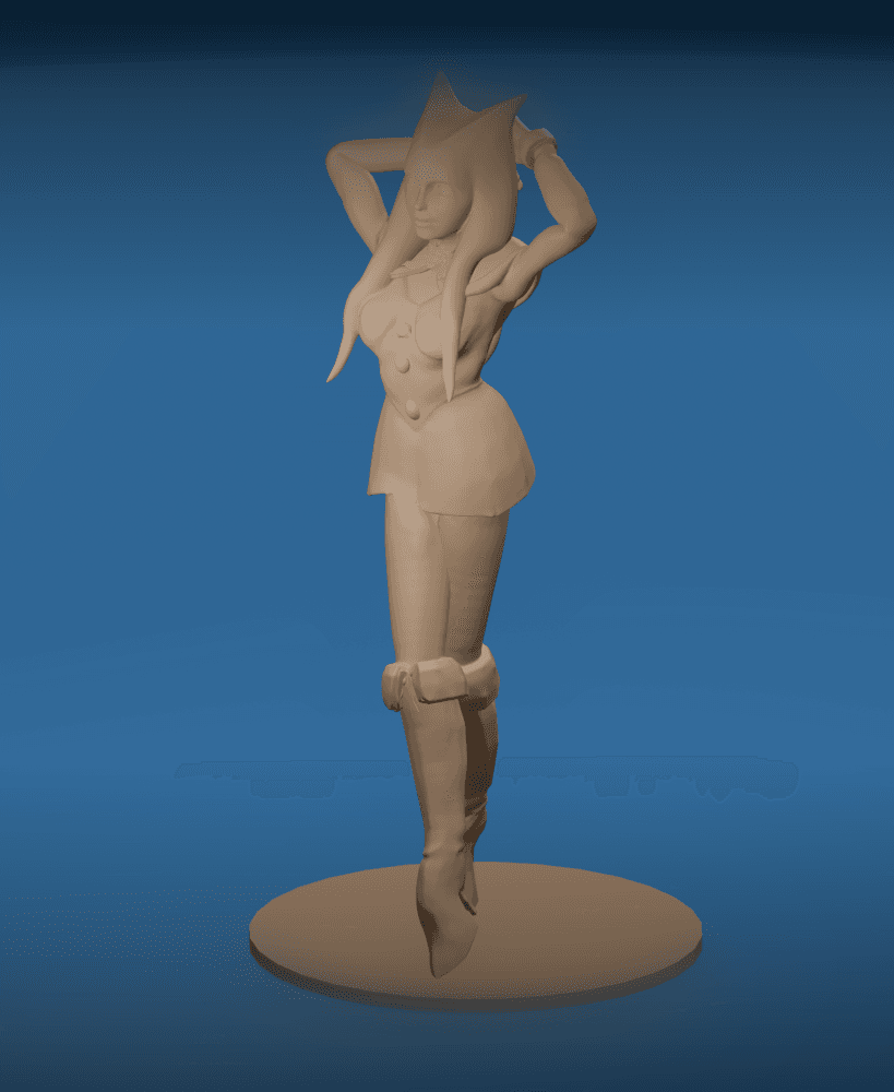 Festive Togruta Christmas Figure 3d model