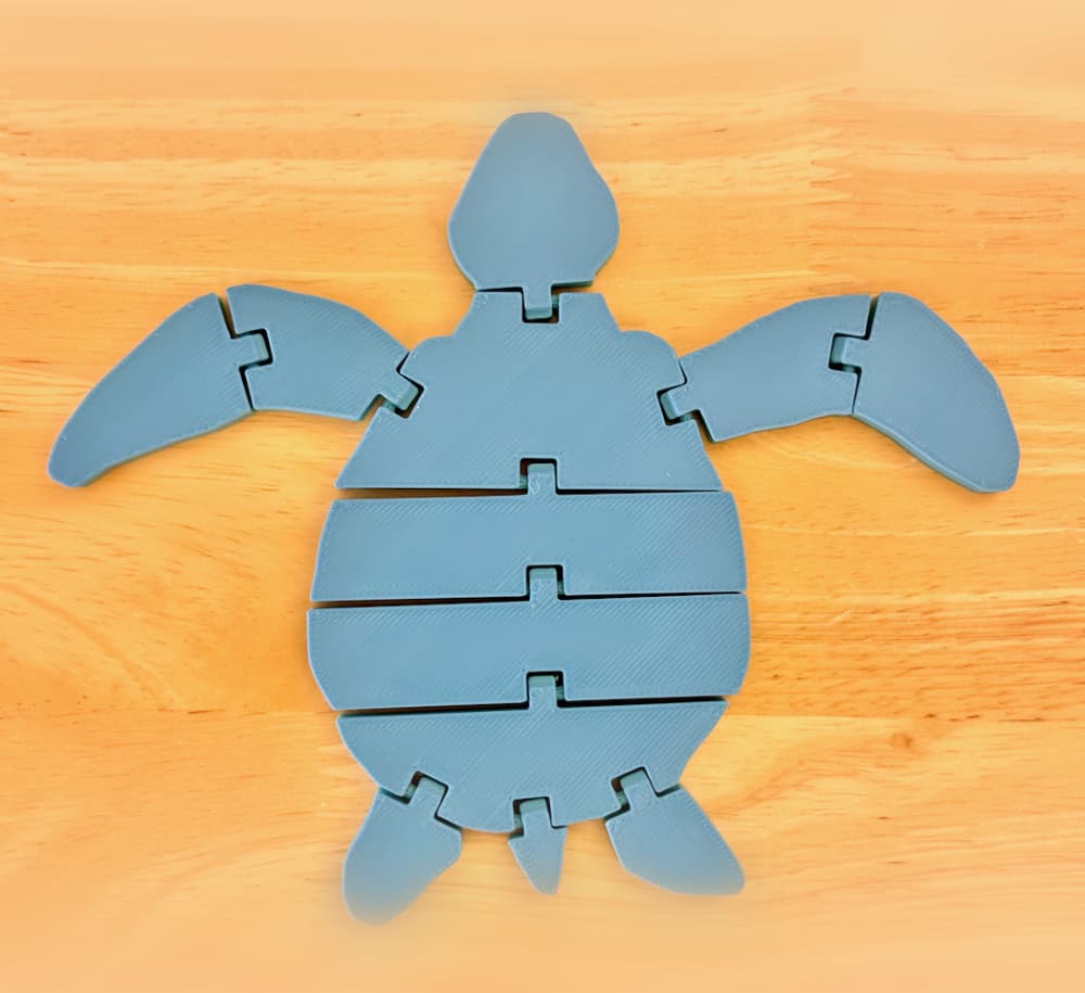 Articulated Sea Turtle 3d model