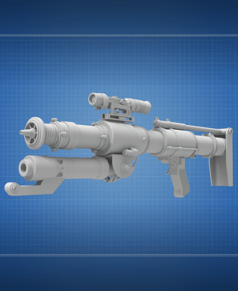 CJ-9 Electrified Bo-Rifle - Star Wars 3d model