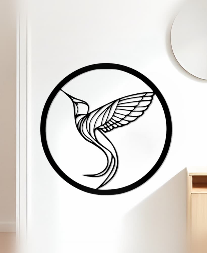 Hummingbird Wall Art, Wall Decor, Home Decor 3d model