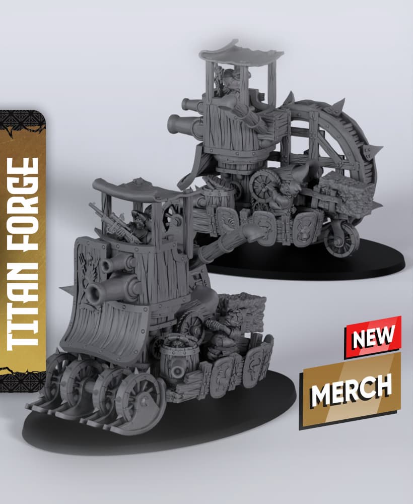 Halfling Battle Harvester 3d model