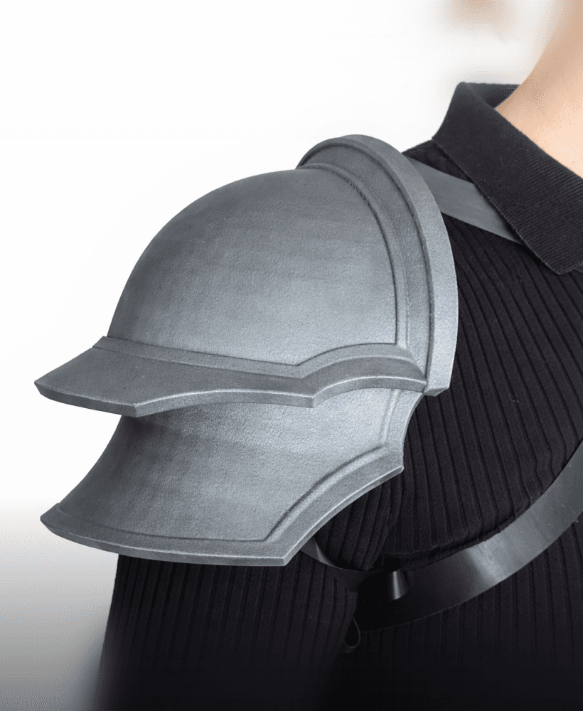 Steel Knight Shoulder Pauldrons 3d model
