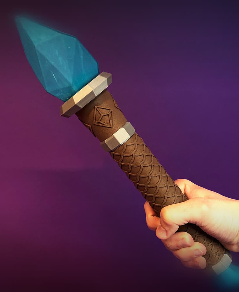 DnD Dice Box - Wizard Wand 3d model