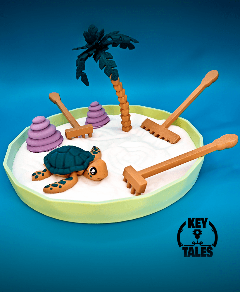 The Zen Garden: Turtle Island 3d model