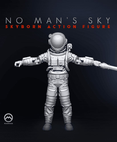 NO MANS SKY SKYBORN ACTION FIGURE 3d model