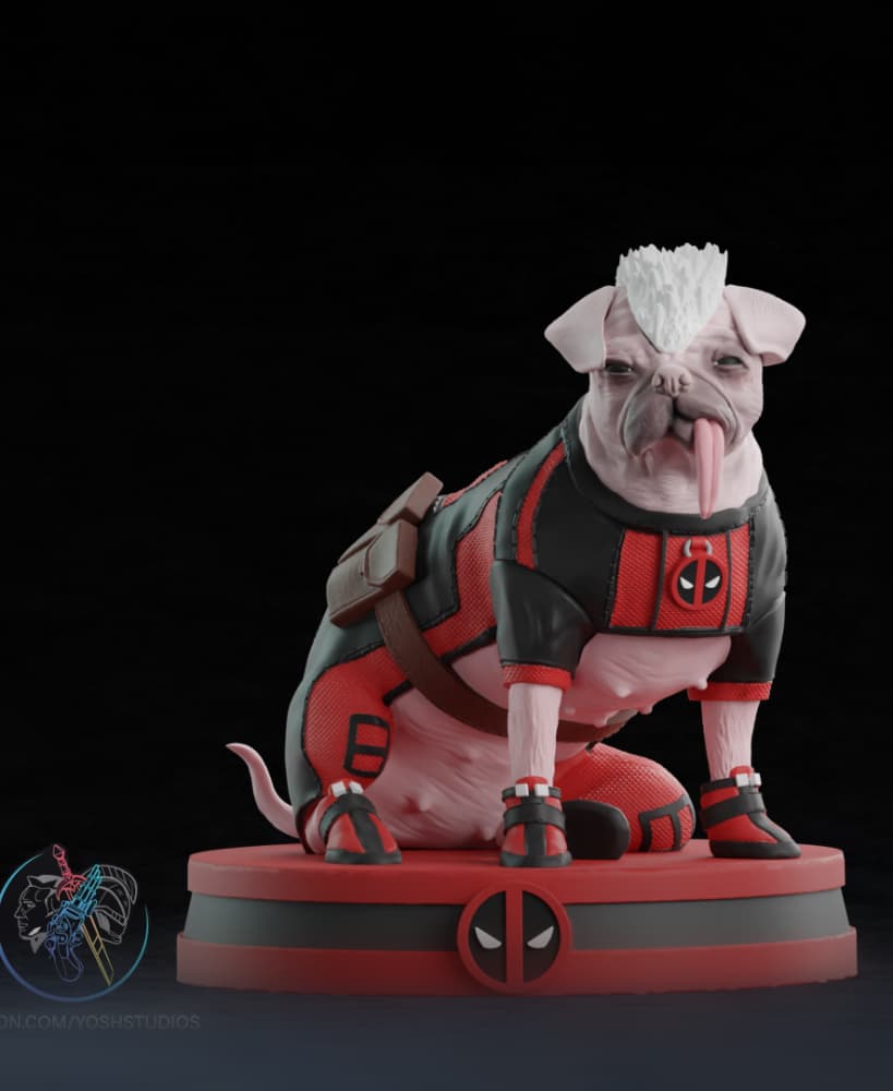 Life Size Dog Pool 3D Printer File STL 3d model