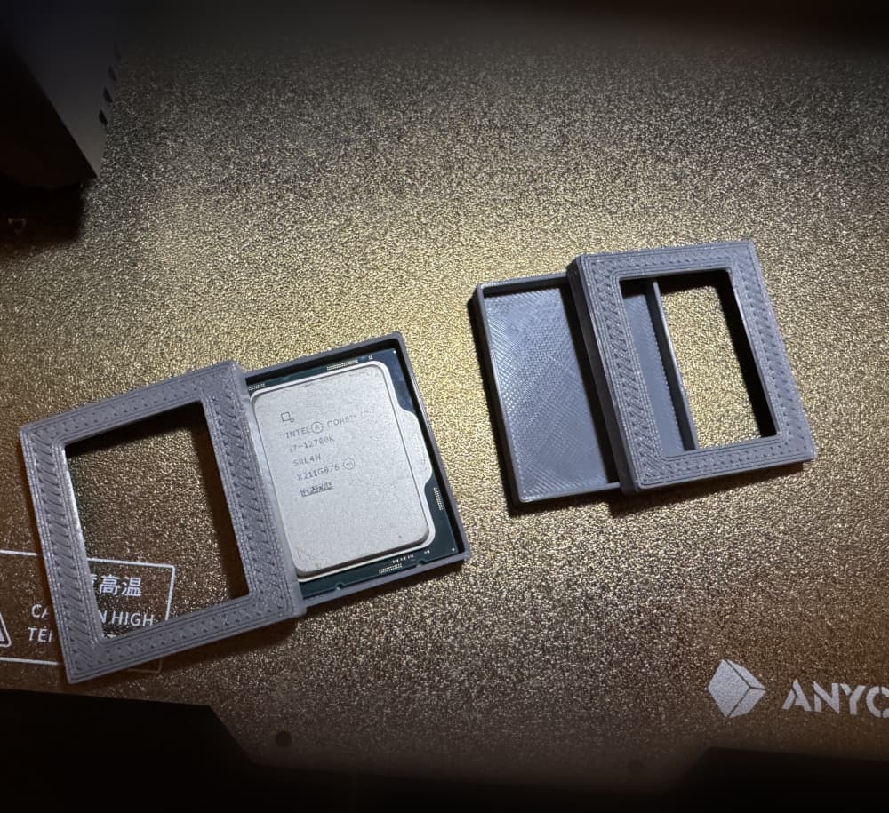 Intel CPU case LGA 1700 3d model