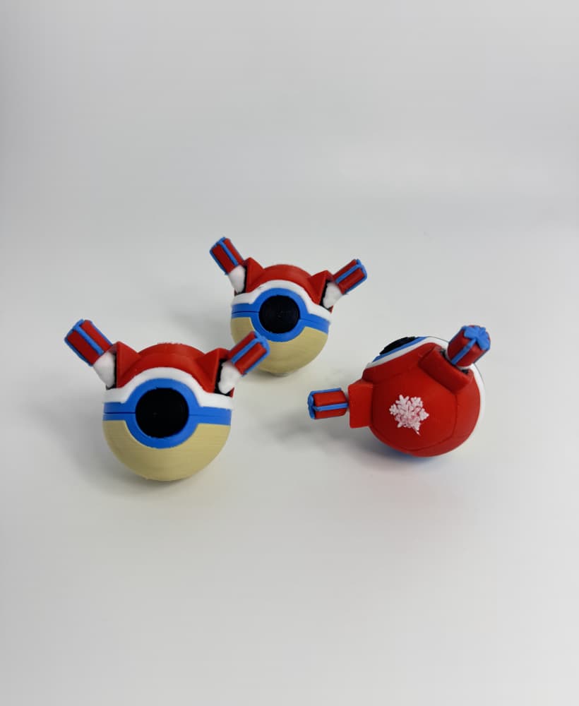 Xmas BlastBall fidget clicker 3d model