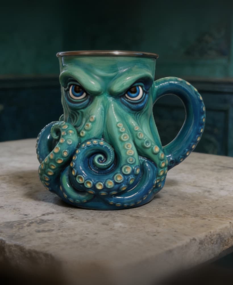 Kraken Tumbler-Mug 3d model