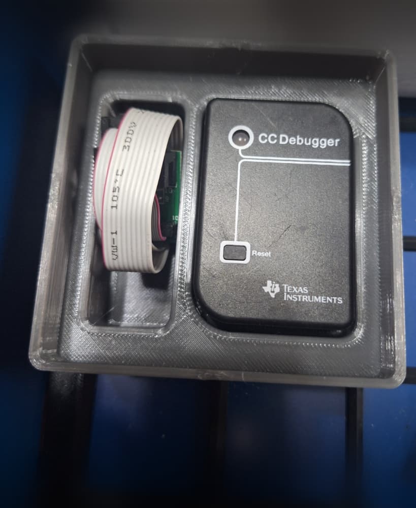 Gridfinity holder for CC Debugger 3d model