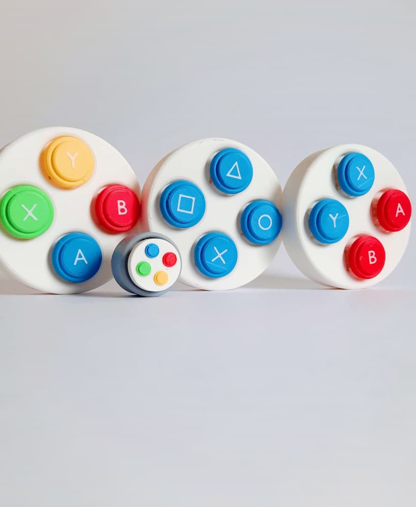 Cute Clicker Gamepad Collection | No AMS | Print-in-place | Support-free 3d model