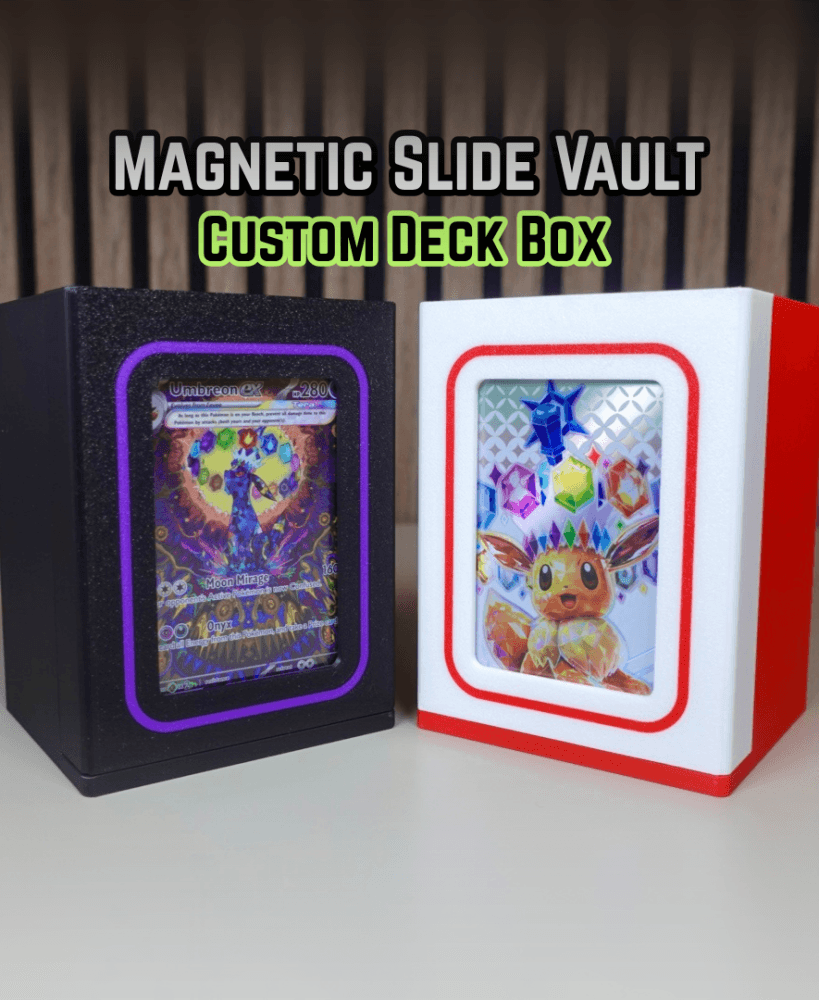 Deck Box – Magnetic Slide Vault 3d model