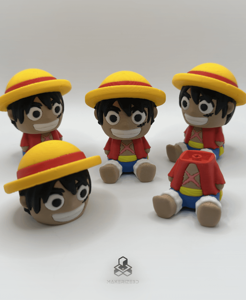 Luffy Clicker 3d model