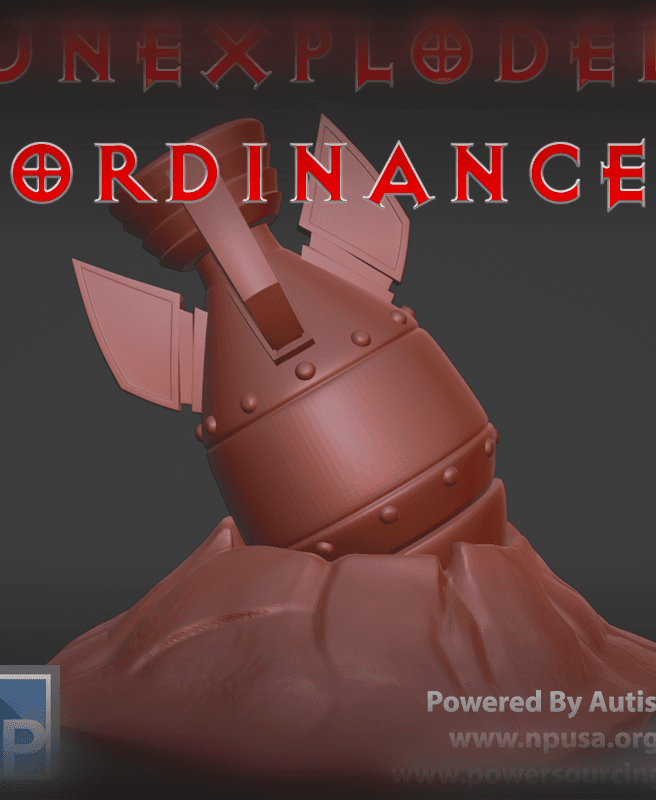 Unexploded Ordinance 3d model