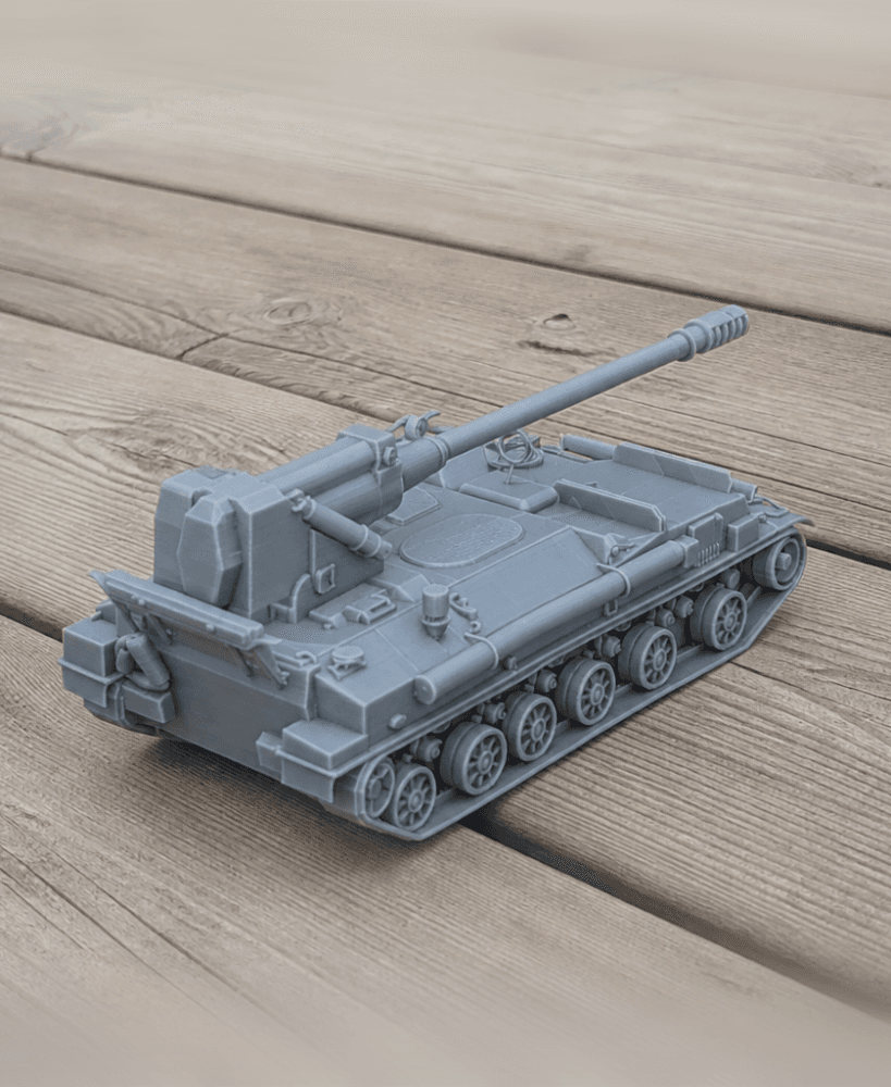 2S5 Giatsint tank.stl 3d model