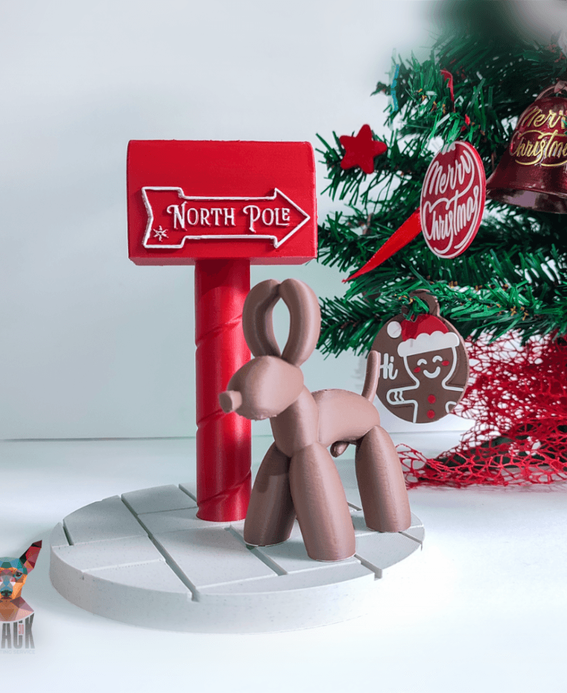 Balloon Dog - Christmas Edition! 3d model