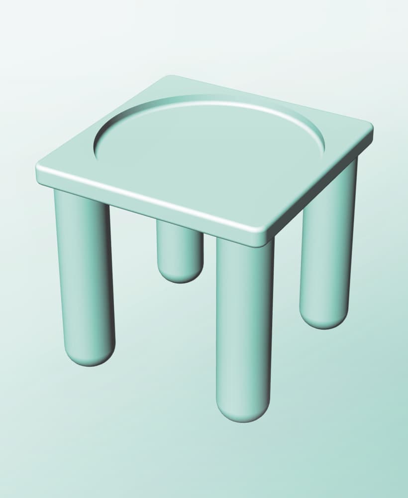 SS162-170Q Stand or Base for Infinite Containers 162 Series 3d model
