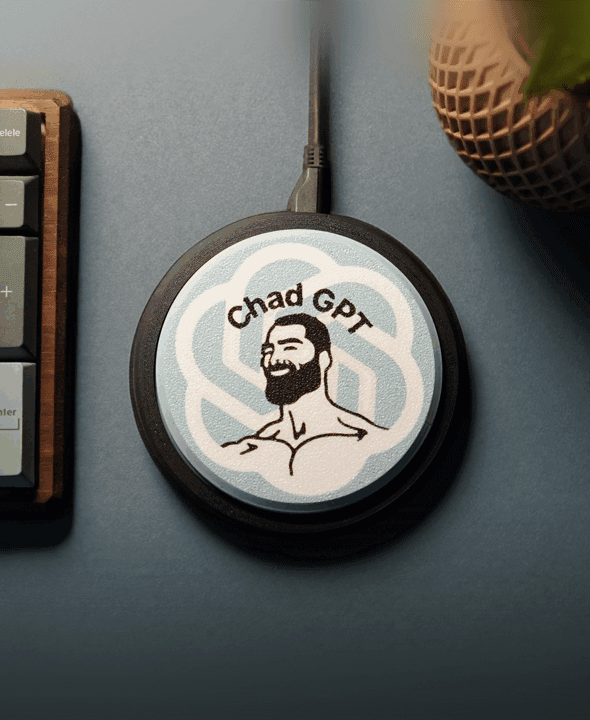 Chad GPT - Macro Button 3d model