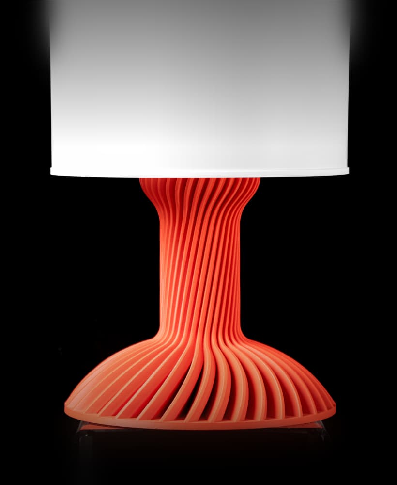 Ridged Table Lamp by MODERN MACHINE 3d model