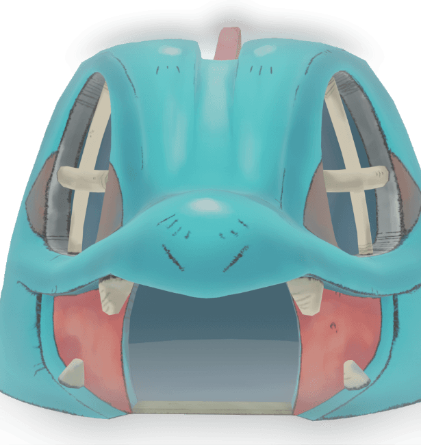 Pokemon Totodile House 3d model